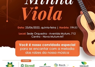Orquestra Jovem de Nova Mutum apresenta Recital ‘Viola Minha Viola’ nesta quinta-feira (23)