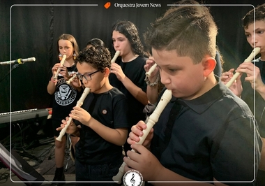 Orquestra apresenta recital de Violão, Flauta Doce e Percussão