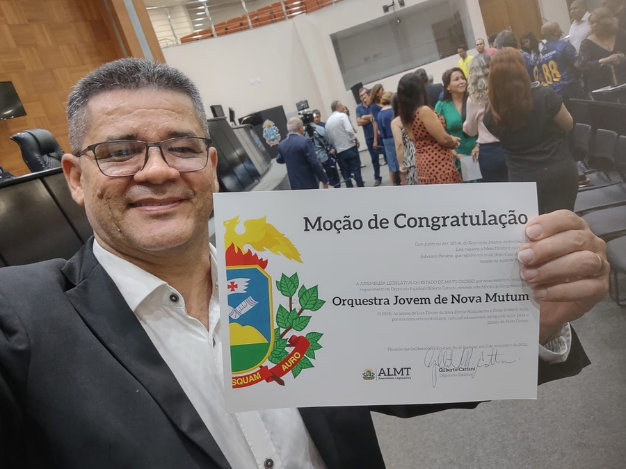 Orquestra é homenageada na Assembleia Legislativa de Mato Grosso