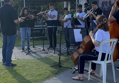 ORQUESTRA JOVEM PARTICIPA DE EVENTO ECOLÓGICO