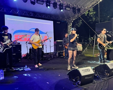 Apresentação da Banda Rílics 80’ no 3º Encontro de Carros Antigos em Nova Mutum/MT.