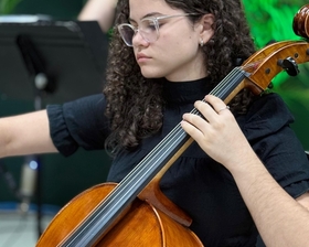 Orquestra Jovem de Nova Mutum emociona público na abertura da FIT Pantanal 2025
