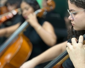 Orquestra Jovem de Nova Mutum emociona público na abertura da FIT Pantanal 2025