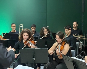Orquestra Jovem de Nova Mutum emociona público na abertura da FIT Pantanal 2025