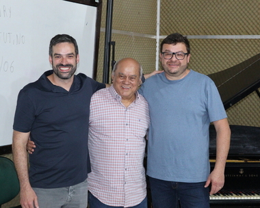 Visita de Henrique Ribeiro na Escola de Música de Nova Mutum