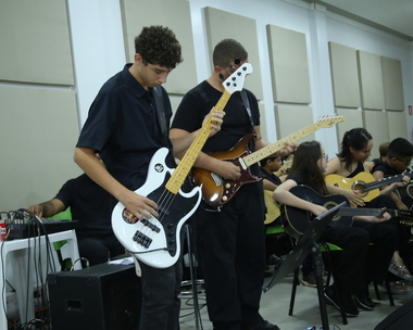 Recitais Percussão e Musicalização II e Núcleo Cultural e Musicalização III (01/10 e 08/10)
